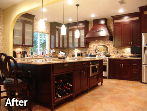 After kitchen renovation