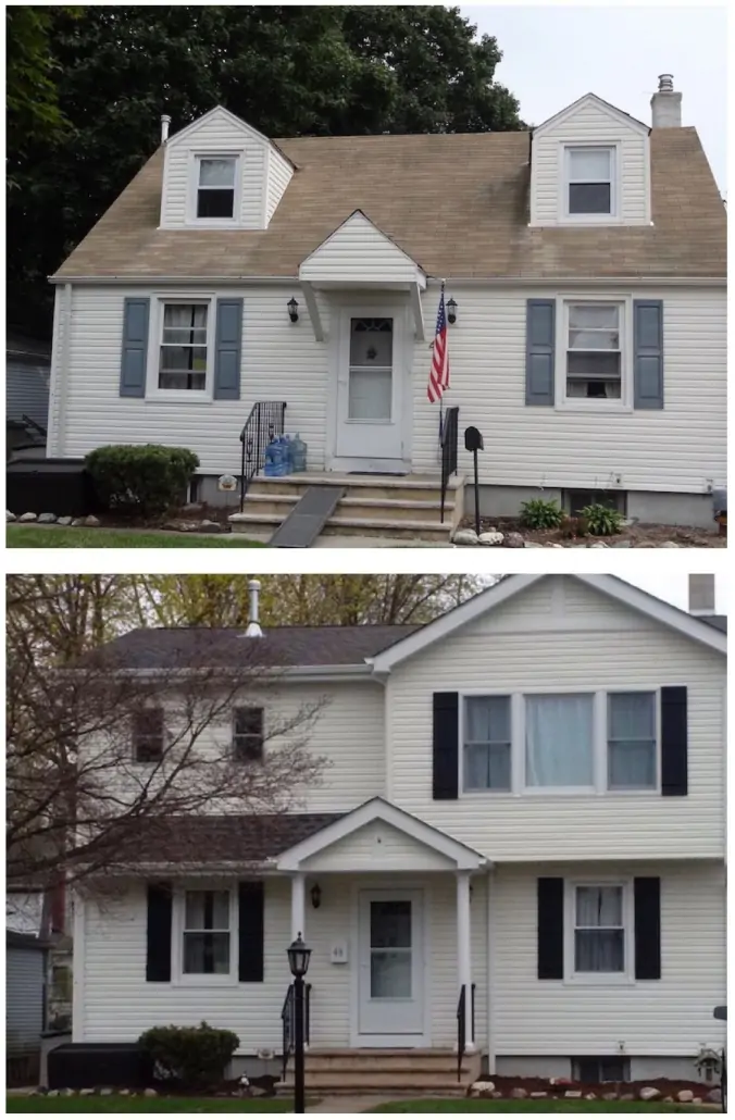 SECOND STORY ADDITION HOUSTON - Before and After