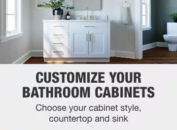Customize Bathroom Cabinets - Unique Builders Texas
