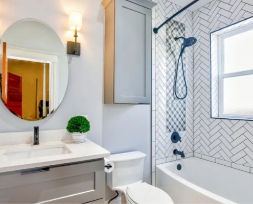 3x5 Powder Room Layout