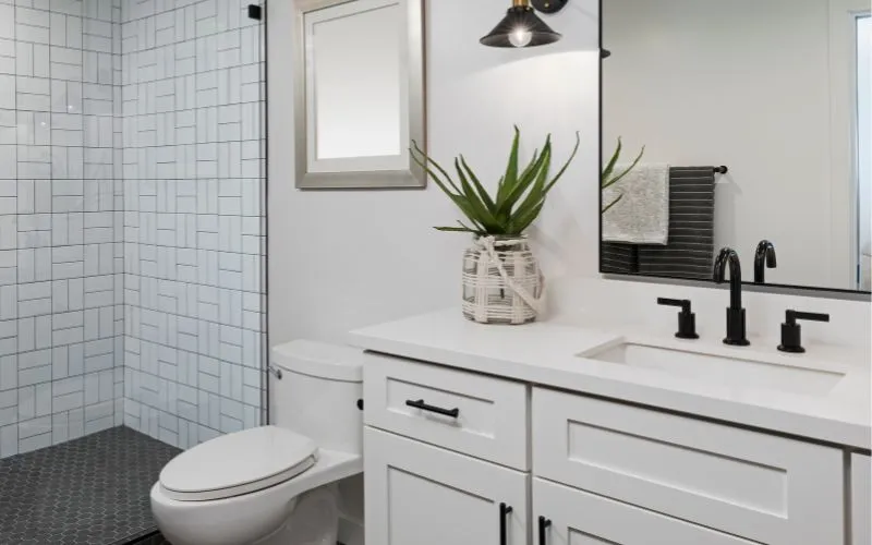 3x5 Powder Room Layout