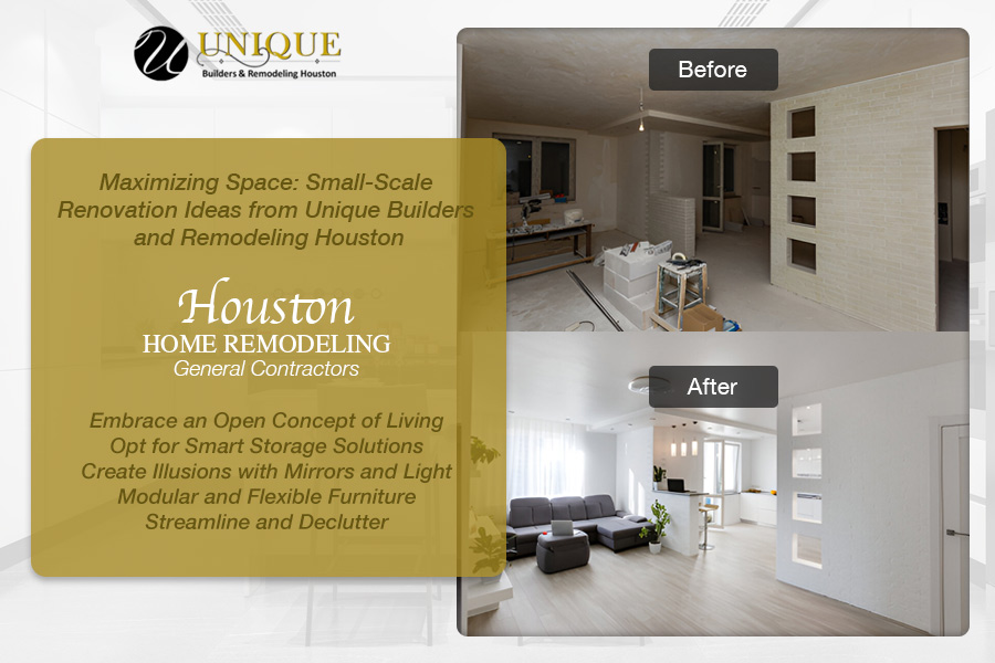 Small-Scale Renovation Ideas from General Contractors Houston