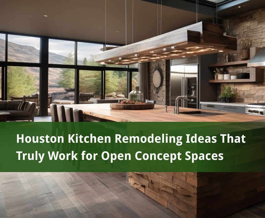 Houston Kitchen Remodeling Ideas That Truly Work for Open Concept Spaces