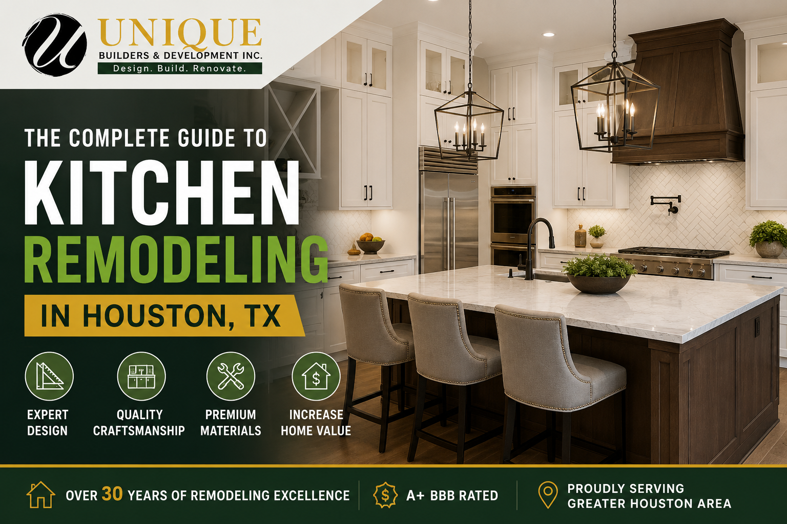 The Complete Guide to Kitchen Remodeling in Houston, TX 2026