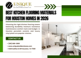 Best Kitchen Flooring Materials for Houston Homes in 2026