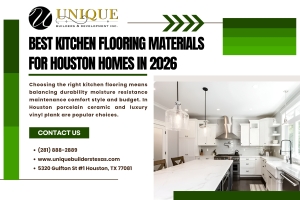 Best Kitchen Flooring Materials for Houston Homes in 2026